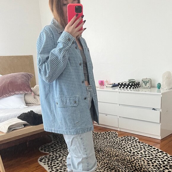 Ralph Lauren (Lauren Jeans Company) Barn Jacket Denim Vintage - Picture 1 of 6